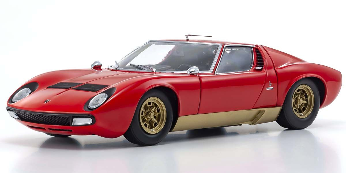 08317RG 1/18 scale Lamborghini Miura P400SV (Red / Gold) KYOSHO ORIGINAL