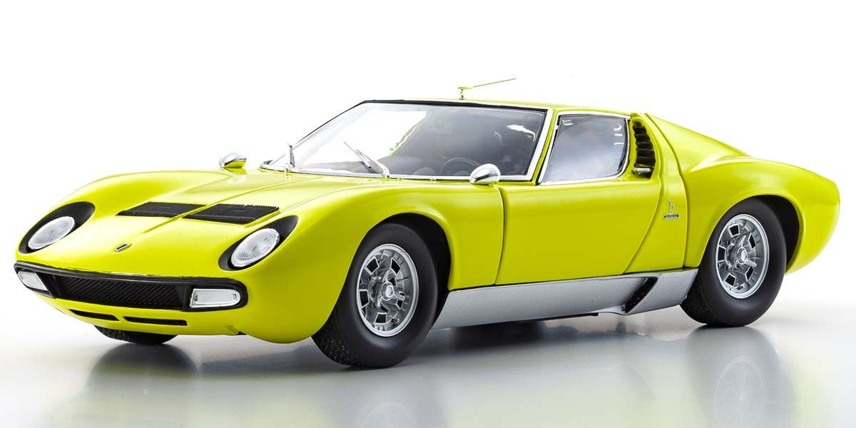 08317Y 1/18 scale Lamborghini Miura P400SV (Yellow / Silver) KYOSHO ORIGINAL