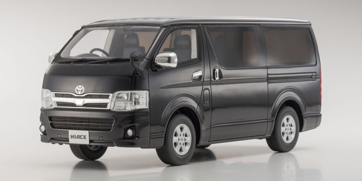 SAMURAI 1/18 Toyota HIACE Super GL Black Mica
