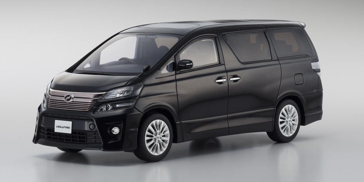 KSR18004BK SAMURAI 1/18 Toyota Vellfire Black