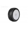 JETKO POWER STING PRE-GLUED WITH WHITE WHEEL 1/8 BUGGY RACING TIRE 1 PAIR