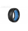 JETKO POWER STING PRE-GLUED WITH WHITE WHEEL 1/8 BUGGY RACING TIRE 1 PAIR