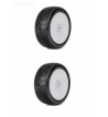 JETKO POWER STING PRE-GLUED WITH WHITE WHEEL 1/8 BUGGY RACING TIRE 1 PAIR