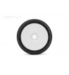 JETKO POWER BLOCK IN PRE-GLUED WITH WHITE WHEEL 1/8 BUGGY RACING TIRE 1 PAIR