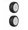 JETKO POWER BLOCK IN PRE-GLUED WITH WHITE WHEEL 1/8 BUGGY RACING TIRE 1 PAIR