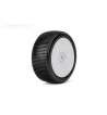 JETKO POWER MARCO PRE-GLUED WITH WHITE WHEEL 1/8 BUGGY RACING TIRE 1 PAIR