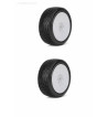 JETKO POWER LESNAR PRE-GLUED WITH WHITE WHEEL 1/8 BUGGY RACING TIRE 1 PAIR