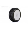 JETKO POWER DIRT SLINGE PRE-GLUED WITH WHITE WHEEL 1/8 BUGGY RACING TIRE 1 PAIR