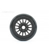 JETKO POWER SUPER SONIC MEDIUM SOFT PRE-GLUED WITH BLACK WHEEL 1/8 BUGGY ONROAD TIRE 1 PAIR