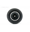 JETKO POWER AVANTGARDE MEDIUM SOFT PRE-GLUED WITH BLACK WHEEL 1/10 RALLY 4 TIRES