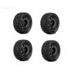 JETKO POWER AVANTGARDE MEDIUM SOFT PRE-GLUED WITH BLACK WHEEL 1/10 RALLY 4 TIRES