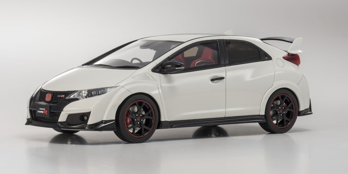 SAMURAI 1/18scale Honda Civic Type R White KSR18022W