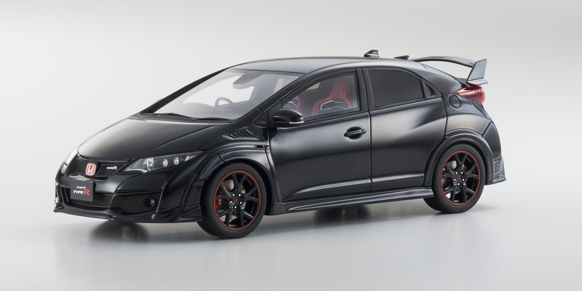 SAMURAI 1/18scale Honda Civic Type R Black KSR18022BK