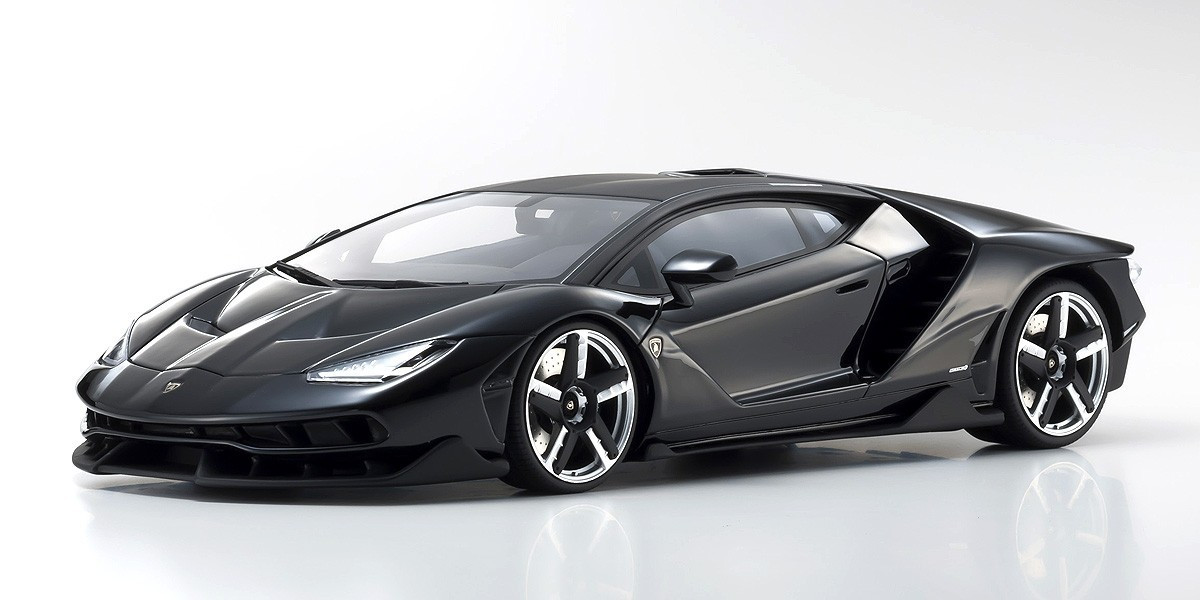 KYOSHO 1/18 scale Lamborghini Centenario Black KSR18503BK