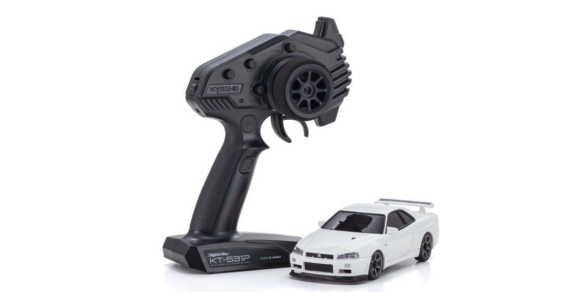 32629W MINI-Z AWD NISSAN SKYLINE GT-R R34 V.specⅡ Nur White