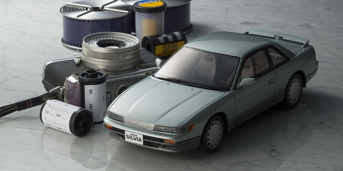 SAMURAI 1/18scale Nissan Silvia K's (S13)(Lime Green Two Tone)