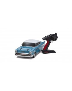 34433T1 1957 Chevy® Bel Air Coupe Tropical Turquois Electric Powered 4WD FAZER Mk2 FZ02L Series readysete