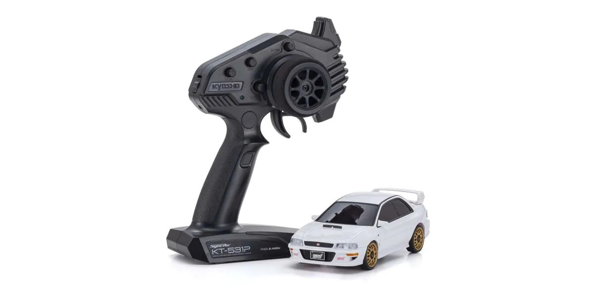 32627W MINI-Z AWD SUBARU IMPREZA 22B-STi Version White