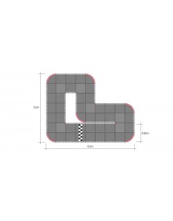 Mini-Z GrandPrix Circuit 50 Short(48pcs)