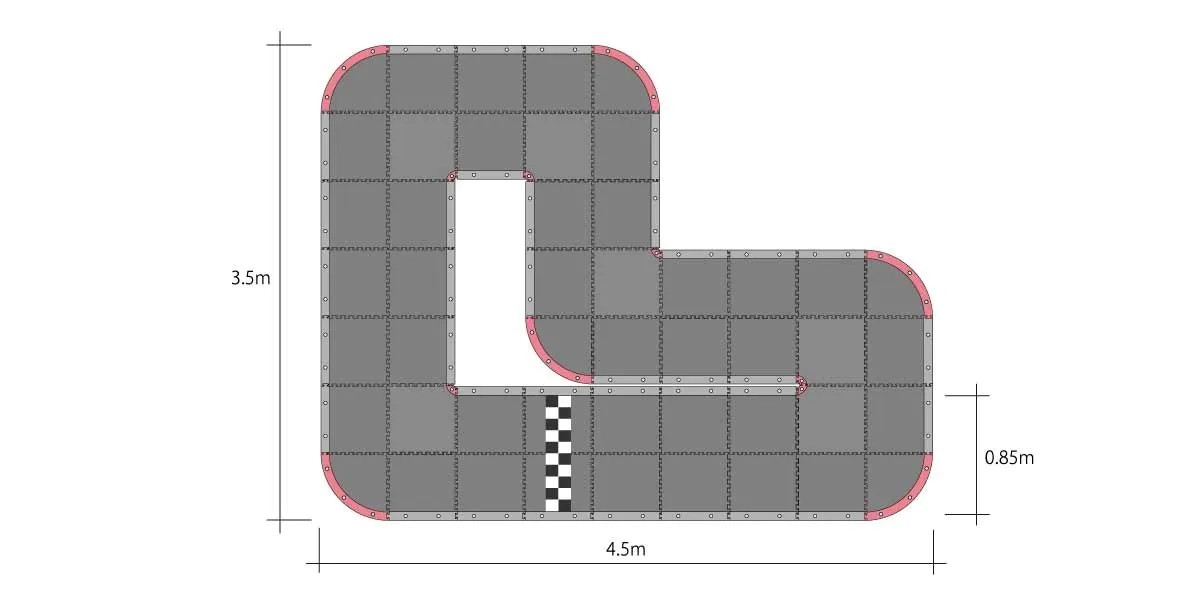 Mini-Z GrandPrix Circuit 50 Short(48pcs)
