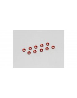 W0146R M3 Flat Head Washer (Red/10pcs)