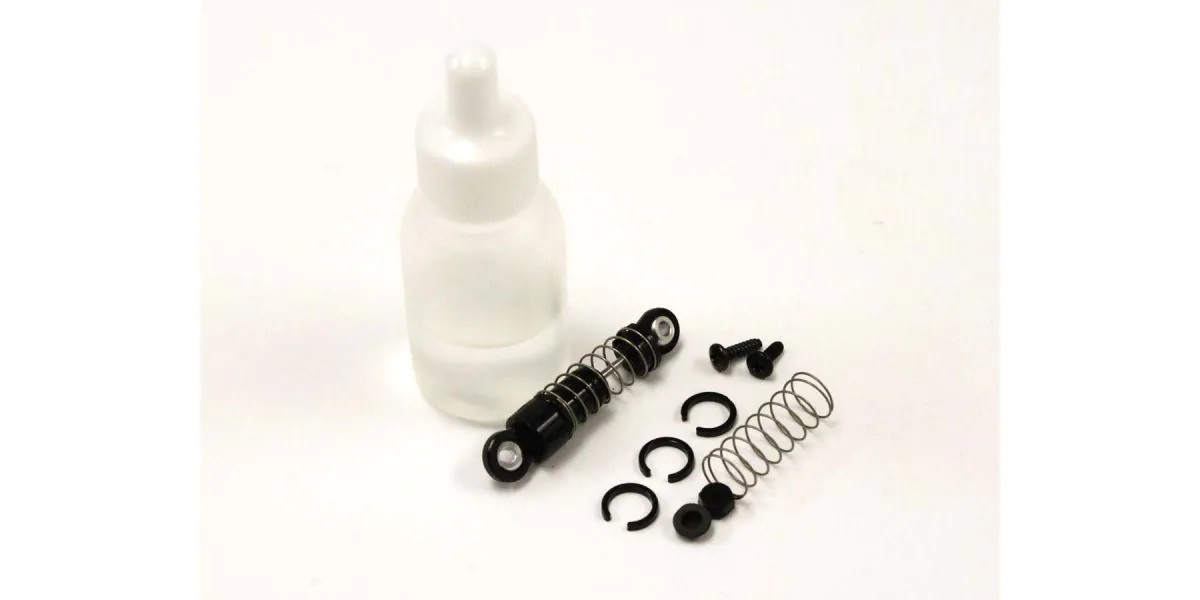 MZW432B MINI-Z Rear Oil Shock Set(Black/MZW207)