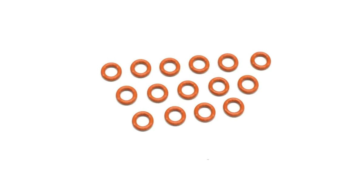 ORG06B Silicone O-Ring(P6/Orange) 15Pcs