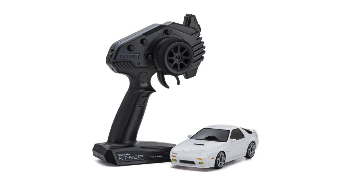 32634W MINI-Z AWD MAZDA SAVANNA RX-7 FC3S White