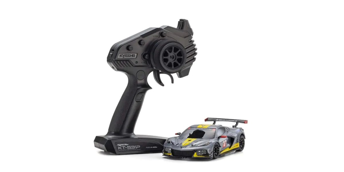 32342GM MINI-Z RWD Series Ready Set CHEVROLET® CORVETTE® C8.R Gunmetal