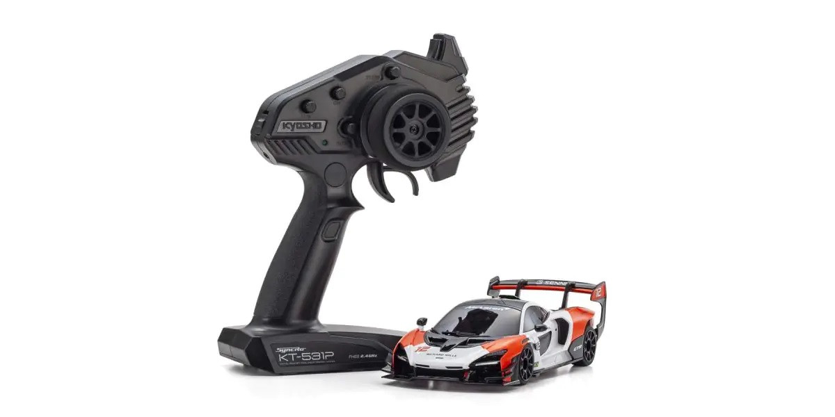 32340WR MINI-Z RWD readyset McLaren Senna GTR White/Red