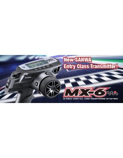 Sanwa MX6 3-Channel 2.4GHz FH-E
