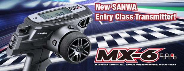 Sanwa MX6 3-Channel 2.4GHz FH-E