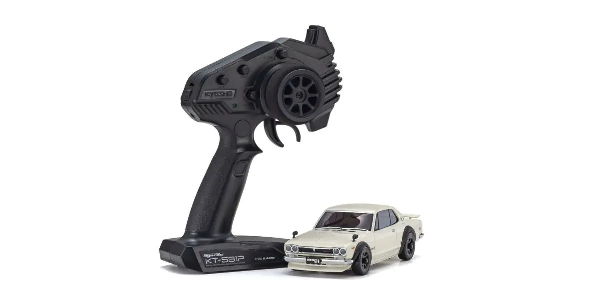 32636W MINI-Z AWD NISSAN SKYLINE 2000GT-R (KPGC10) Tuned Ver. White