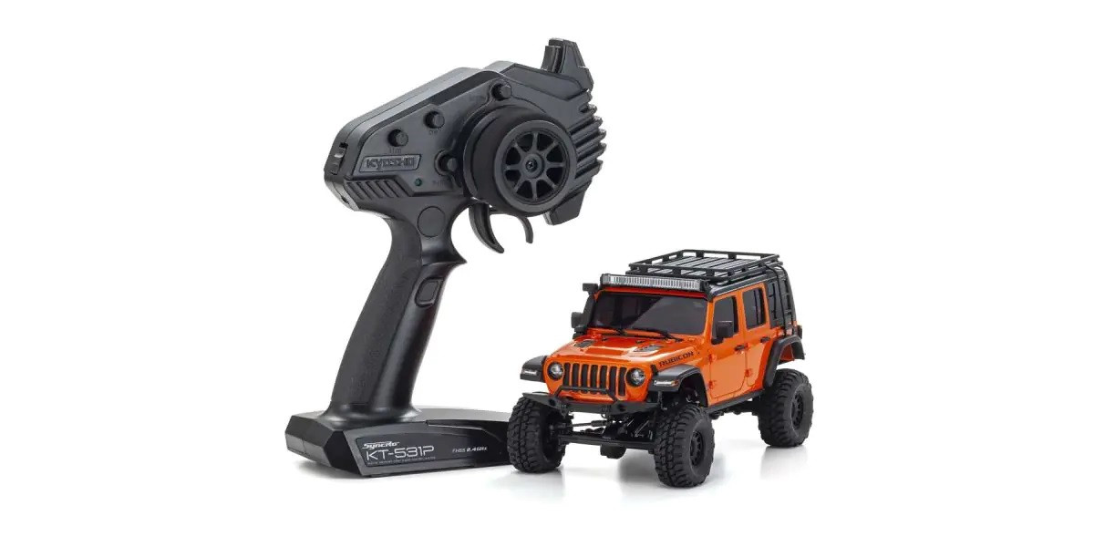 32528MO MINI-Z 4x4 readyset JeepⓇ Wrangler Unlimited Rubicon with Accessory parts Punk`n Metallic