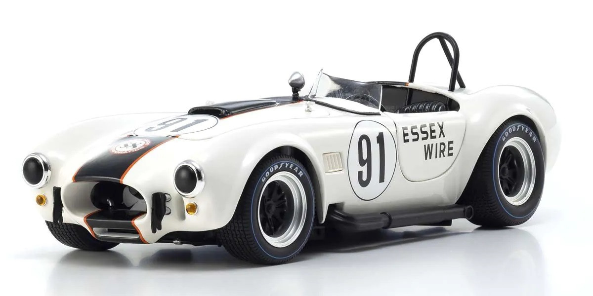 08047EW 1:18 scale Shelby Cobra 427 S/C ESSEX WIRE No. 91 KYOSHO ORIGINAL