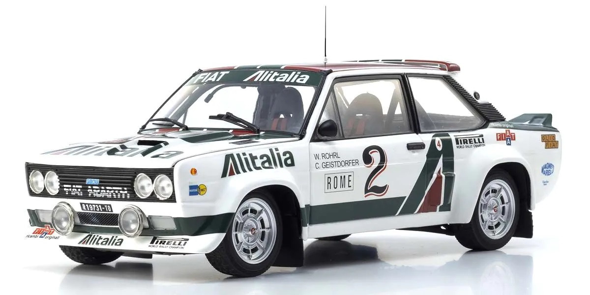 08376G Fiat 131 Abarth 1978 Monte Carlo No.2 1/18 scale KYOSHO ORIGINAL DIECAST