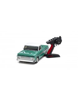 34435T1 1:10 4WD FAZER Mk2 FZ02L readyset 1966 Chevy® C10 Fleetside Pickup Light Green Radio Controlled Electric Powered