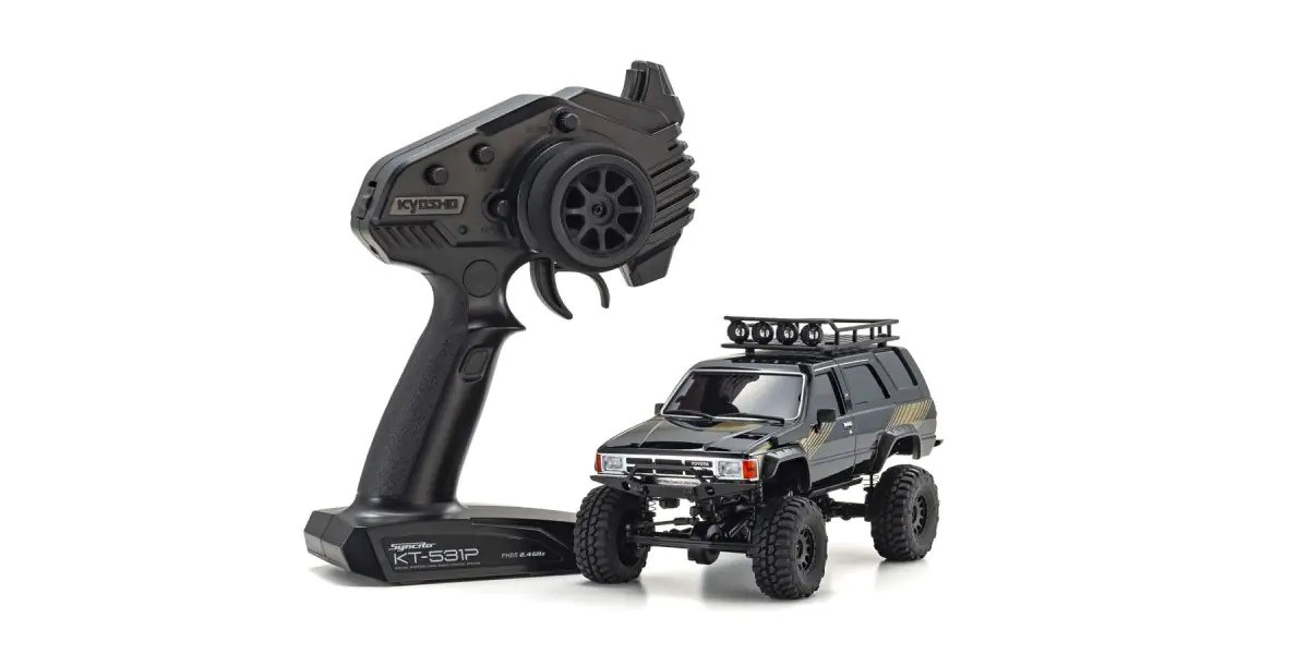 32532BK MINI-Z 4x4 readyset Toyota 4Runner (Hilux surf) with Accessory parts Black