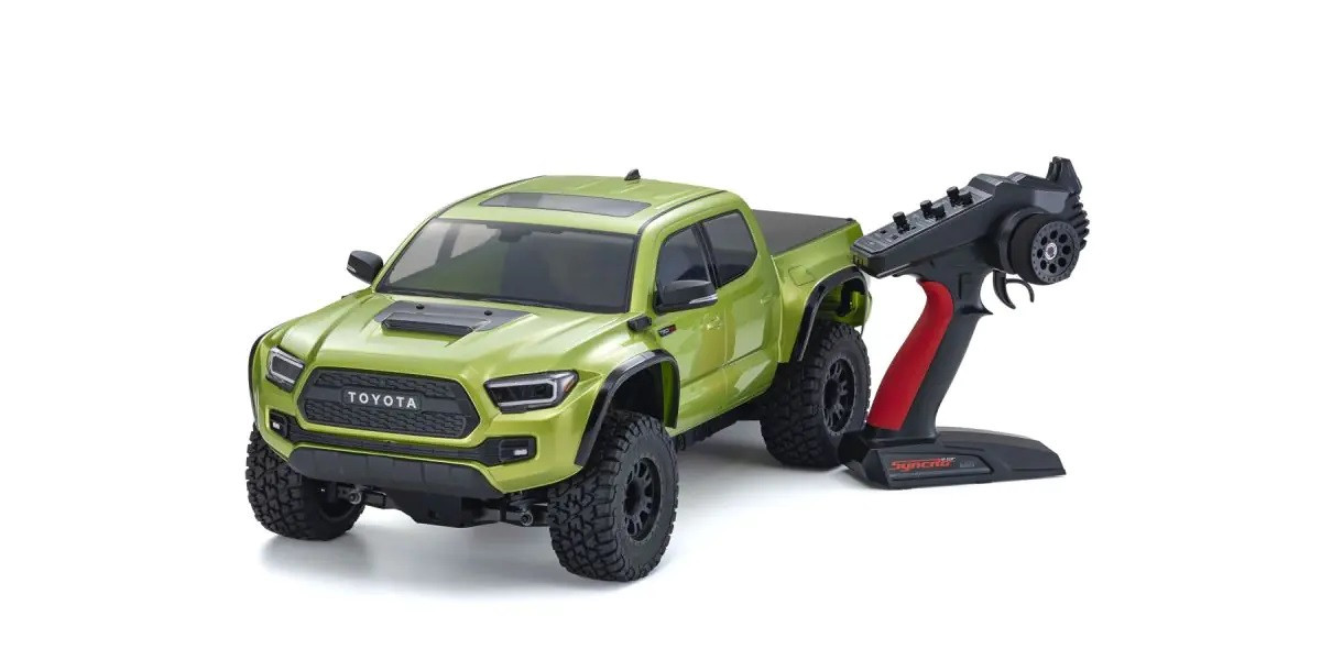 34703T2 1:10 Scale Radio Controlled Electric Powered 4WD KB10L Series readyset 2021 Toyota Tacoma TRD Pro Electric Lime