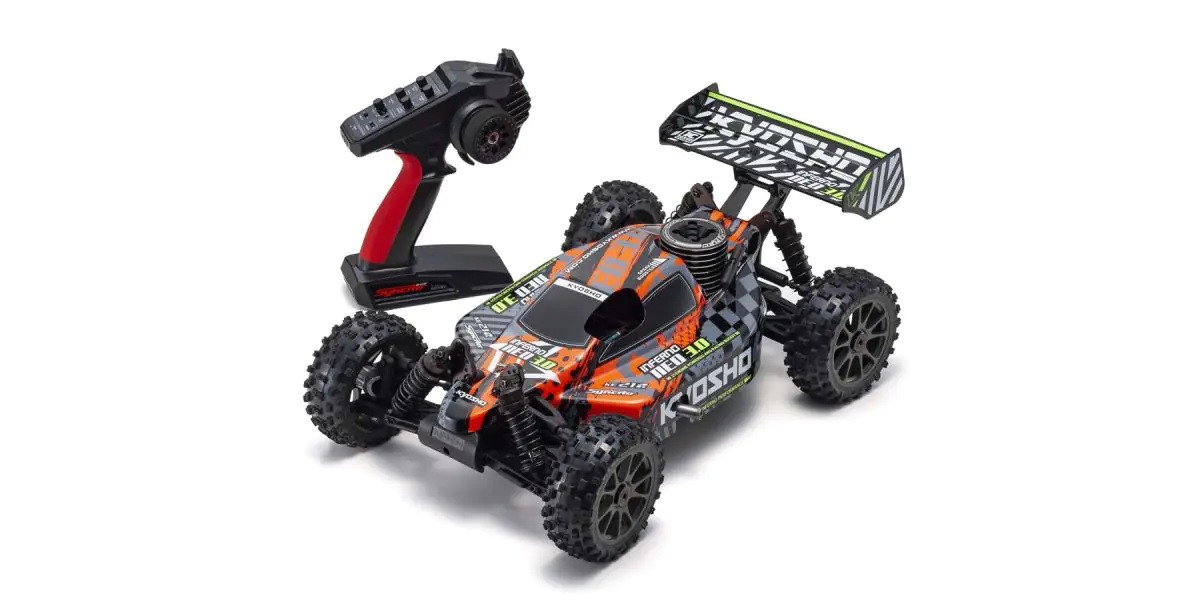 33012T5 INFERNO NEO 3.0 1:8 Scale Radio Controlled GP Powered Racing Buggy readyset Color type 5 Red
