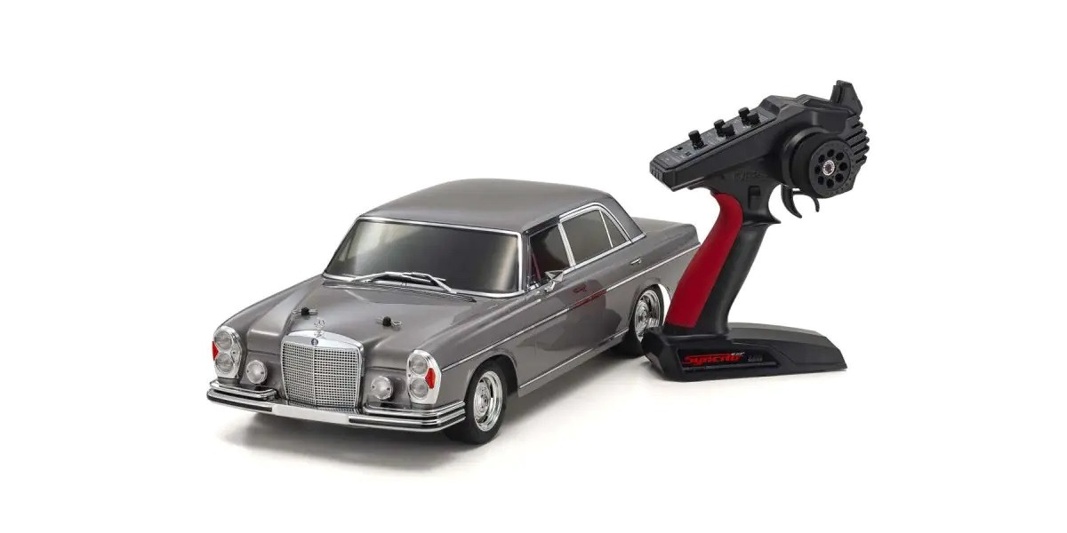 34436T1 1971 Mercedes-Benz 300 SEL 6.3 1:10 Scale RC Electric Powered 4WD FAZER Mk2 FZ02L Series readyset Beige Gray