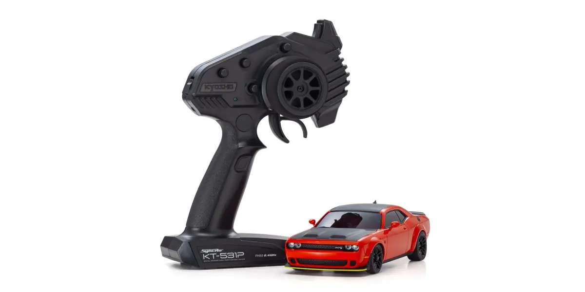 32621R MINI-Z AWD DODGE CHALLENGER SRT HELLCAT REDEYE Tor Red