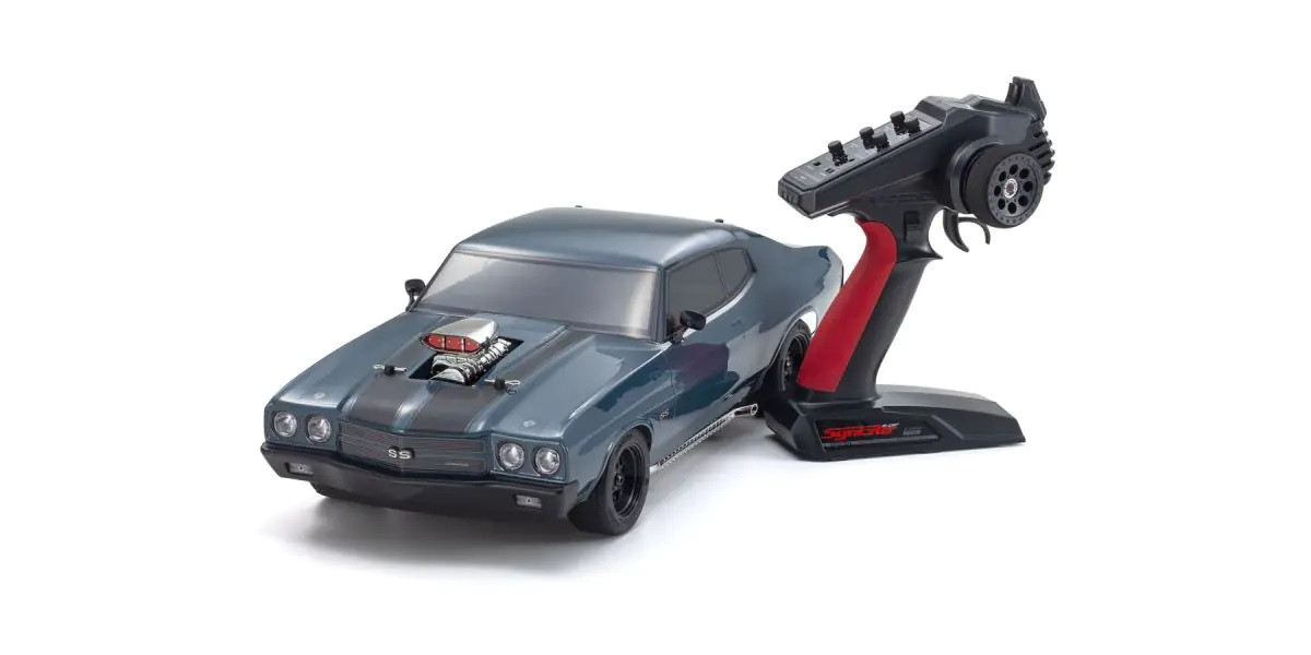 34494T1 1970 Chevy® Chevelle® Supercharged VE Dark Blue 1:10 Electric Powered 4WD FAZER Mk2 FZ02L VE