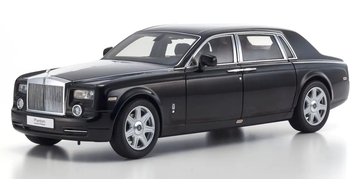 08841DBK2 1/18 scale Rolls-Royce Phantom EWB (Black) KYOSHO ORIGINAL