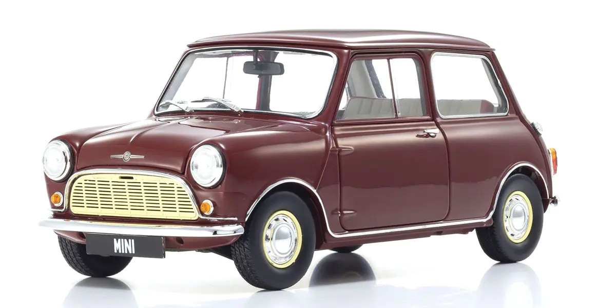 08964R 1/18 scale Morris Mini Minor (Cherry Red) KYOSHO ORIGINAL