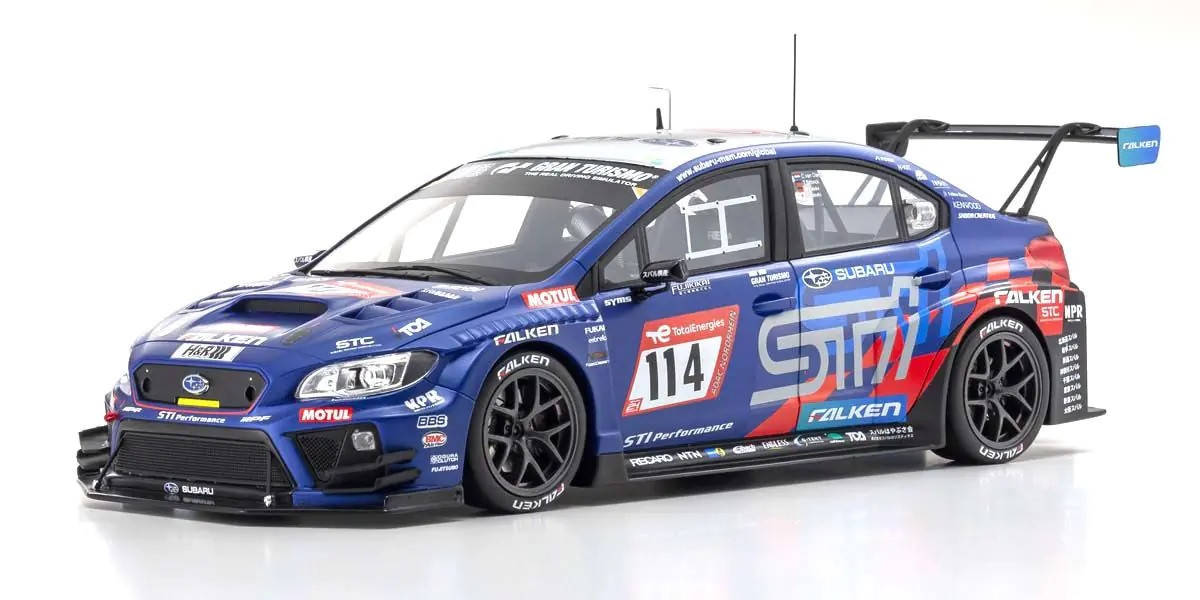 KSR18058A 1/18 scale SUBARU WRX STI NBR CHALLENGE 2022 SAMURAI