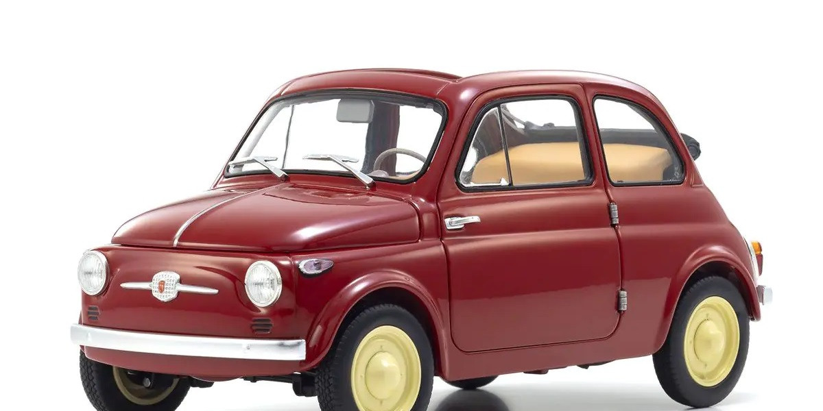 08996R 1:18 scale Fiat NUOVA 500 (Coral Red) KYOSHO ORIGINAL