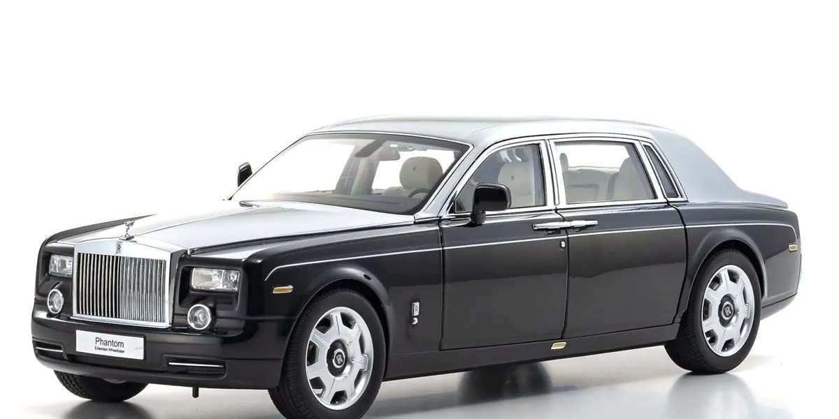 08841BKS 1:18 scale Rolls-Royce Phantom EWB (Black/Silver) KYOSHO ORIGINAL