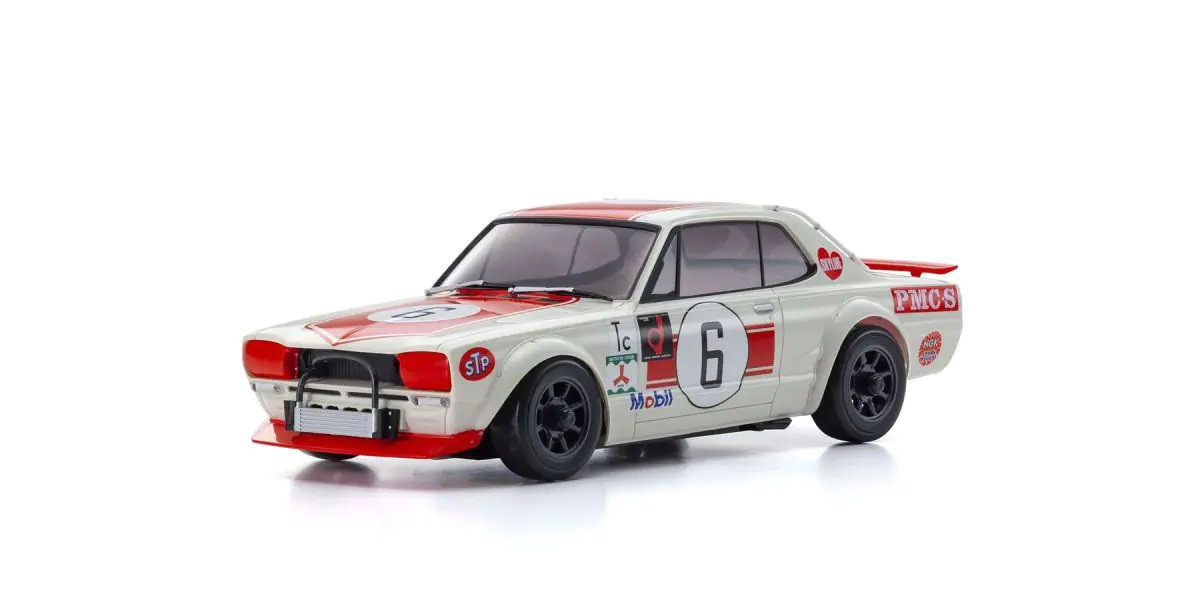 MZP472R ASC MA-020 NISSAN SKYLINE 2000GT-R (KPGC10) Racing 1972 No.6 Red
