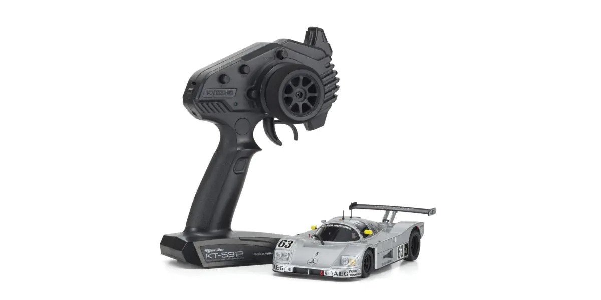 32353S MINI-Z RWD Series Ready Set Sauber-Mercedes Gruppe-C-Rennsportwagen C9, Nr.63, LM 1989